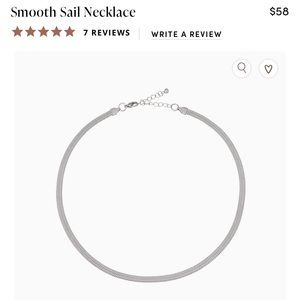 Smooth sail necklace